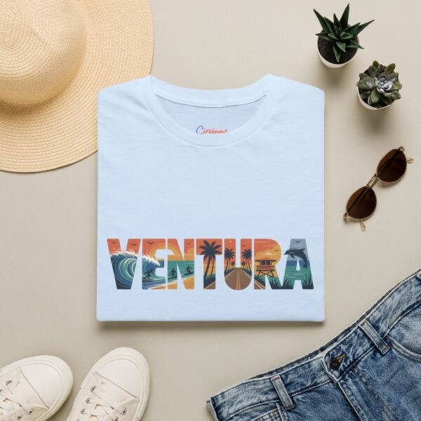 Ventura California T-Shirt - Retro Coastal Graphic Tee, Beach, Surf Vibes, Unisex Soft Cotton Shirt - Surfers & Sunshine Lovers