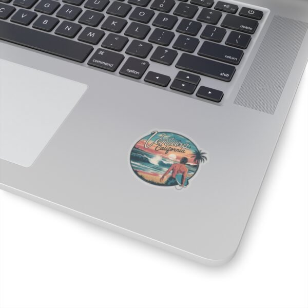 10006064591646365748_1200.jpeg Sticker, Ventura California Coastal Sunset Vibes, Beach Lover Gift, Travel Laptop Decal, Ocean Sea Theme Stationery, Planner Scrapbook