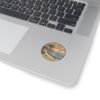 Kiss-Cut Stickers - Ventura, California Surfing Eclipse, Coastal Sticker, Ocean Decal, Beach Lover Gift, Laptop Sticker, Water Bottle Decal