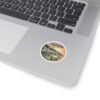 Cadaqués Pixel Art Sticker - Sunset Harbor Scene from Spain
