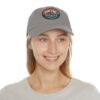 Wichita Kansas Hat - PU Leather Patch Retro City Skyline Baseball Cap, Wichita Travel Souvenir,