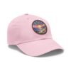 Sitges Spain Hat - Pixel Art Coastal Dad Cap with Leather Patch, Summer Beach Travel Souvenir
