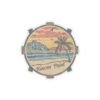 10224984629284894981_1200.jpeg Ventura, California - Rincon Beach County Park - Kiss-Cut Stickers | Coastal Scenic Design