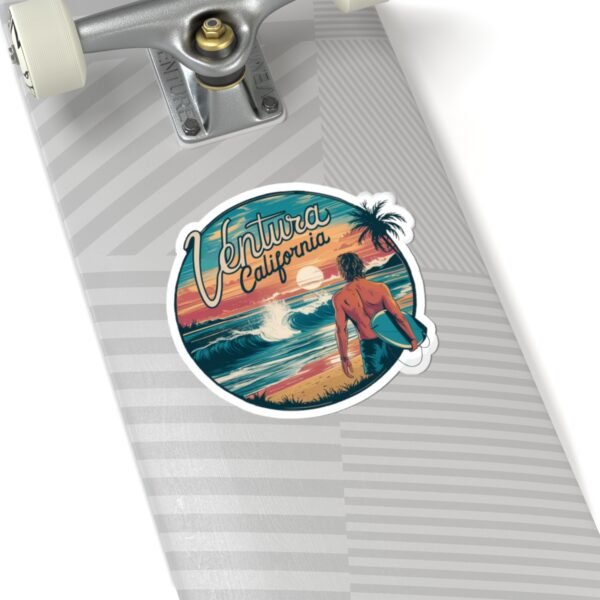 10256719566610577100_1200.jpeg Sticker, Ventura California Coastal Sunset Vibes, Beach Lover Gift, Travel Laptop Decal, Ocean Sea Theme Stationery, Planner Scrapbook