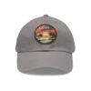 Tampa Florida Hat - PU Leather Patch Coastal Sunset Baseball Cap, Florida Travel Souvenir,