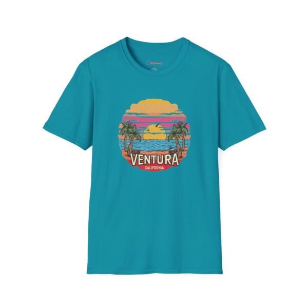 Sunset Serenity in Ventura California - Coastal Bliss Awaits! - Unisex Softstyle T-Shirt