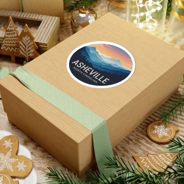 Asheville North Carolina: Blue Ridge Mountains Sticker