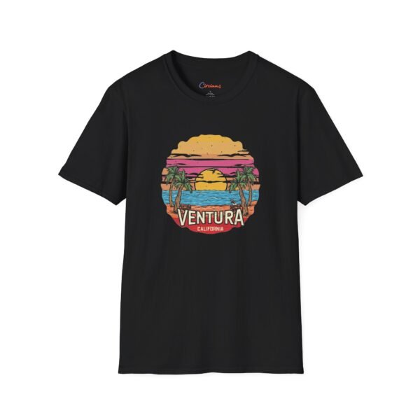Sunset Serenity in Ventura California - Coastal Bliss Awaits! - Unisex Softstyle T-Shirt