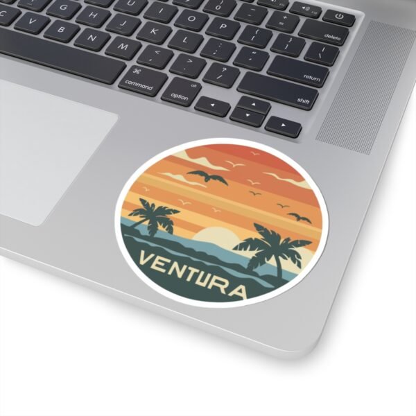 Sticker Sheet, Sunset Serenity in Ventura, Tranquil Ocean View Stickers, Beach Sunset Decor, Laptop Decals, Journal Accessories