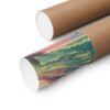 Nounou Mountain Kapaa Hawaii Poster - Retro Travel Wall Art Print of Sleeping Giant - Vintage Coastal Sunset Landscape Decor