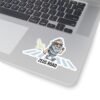 Zeus Road Sticker - Funny Greek Mythology Vinyl Decal, Lightning & Crosswalk Design, Unique Gift for Him