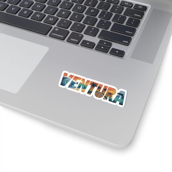 Ventura California Sticker - Retro Beach Aesthetic, Surfing & Ocean Scene, Coastal Travel Souvenir, Waterproof Vinyl