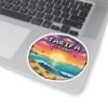 1062478516062953121_1200.jpeg Tarifa España Sticker - Pixel Art Sunset Coastal Beach Design, Retro Travel Badge Vinyl Decal for Laptop, Water Bottle