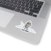 Zeus Road Sticker - Funny Greek Mythology Vinyl Decal, Lightning & Crosswalk Design, Unique Gift for Him