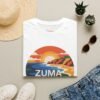 Zuma Beach California Sunset Tee - Retro Ocean Cliff Shirt | Colorful Coastal Art | Unisex T-Shirt