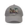 Capybara Scream Hat - Funny Capybara Baseball Cap, Art Parody Gift, Munch Inspired Retro Patch Cap, Unisex Adjustable Hat