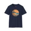 Ventura California Sunset Softstyle T-Shirt, Beach Lover Tee, Coastal Sunset Shirt, Ocean Vibes Top, Vacation Tshirt