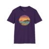 Embrace the Horizon: Pixel Art Ventura Pier Sunset - Unisex Softstyle T-Shirt
