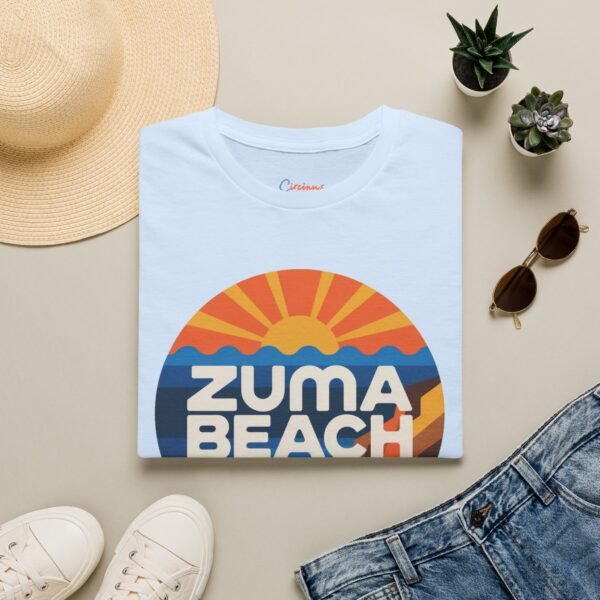 Zuma Beach Bold Horizon Tee - Abstract California Coast Shirt | Sunset Vibes Graphic T-Shirt | Unisex Fit