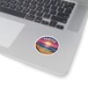 Tarifa Spain Sticker - Retro Sunset Coastal Beach Scene, Travel Souvenir Vinyl Decal for Laptop, Water Bottle, Car