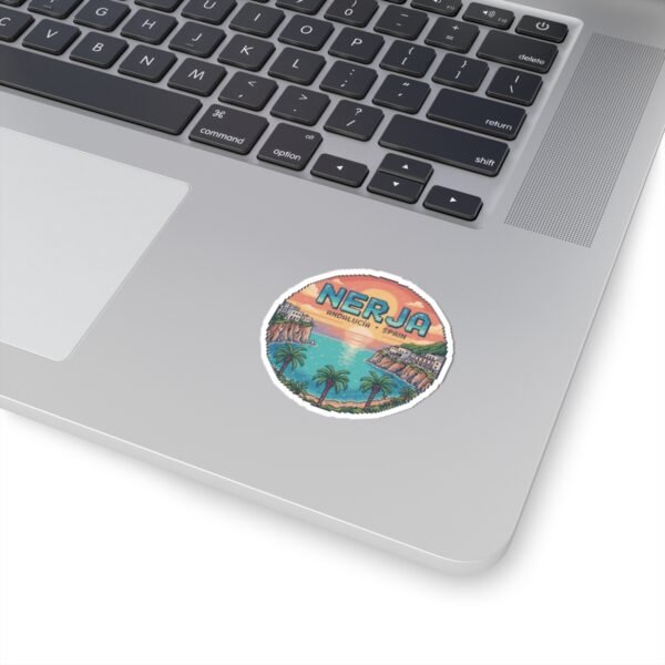10820530180326803224_1200.jpeg Nerja Spain Pixel Art Sticker Retro Coastal 8-Bit Design | Andalucía Travel Vinyl Decal | Mediterranean Sunset Vintage Style