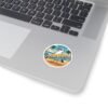 Zuma Beach Seagull Sticker - Fun Summer Sticker, Surf Vibes, California Coastal Decor, Cool Cartoon Sticker for Laptop, Water Bottle