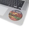 Sunset Cacti Stickers, El Paso Texas Souvenir, Desert Mountain Decals, Traveler Sticker Pack, Southwestern Decor
