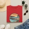 Ventura, California | Aerial view drawing of Ventura Pier - Unisex Softstyle T-Shirt