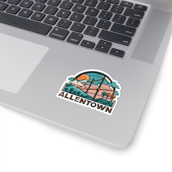 Allentown, Pennsylvania | Alternative city sunset - Kiss-Cut Stickers