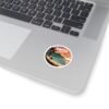 11135252124621674601_1200.jpeg Kapaa Hawaii Sticker - Vibrant Sunset Beach Art with Nounou Mountain & Coconut Coast - Tropical Travel Souvenir and Coastal Decor