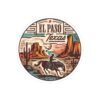 Texas City Stickers, El Paso Country Flair, Travel Sticker, Laptop Decal, Vinyl Decal, Southwestern Decor, Western Style Decoration