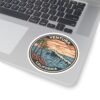 Stickers, Ventura California Waves Seagulls Peace, Laptop Decals, Water Bottle Stickers, Scrapbooking, Car Stickers, Vinyl Decals