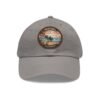 Ventura California Hat - Retro Coastal Embroidered Leather Patch Cap | Vintage Ocean Sunset Beach Design | Classic Dad Hat Gift