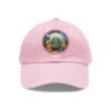Capybara Poker Hat - PU Leather Patch Funny Animal Baseball Cap, Art Parody Gift