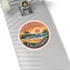 Zuma Beach California Sunset Serenity, Kiss-Cut Decals, Laptop Sticker, Scrapbooking, Water Bottle, Planner Stickers