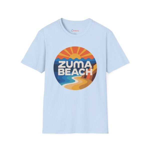 Zuma Beach Bold Horizon Tee - Abstract California Coast Shirt | Sunset Vibes Graphic T-Shirt | Unisex Fit