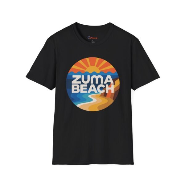 Zuma Beach Bold Horizon Tee - Abstract California Coast Shirt | Sunset Vibes Graphic T-Shirt | Unisex Fit
