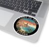 Cabo de Gata Spain Sticker - Retro Pixel Art Travel Badge with Lighthouse, Cliffs & Cactus - Vintage Coastal Souvenir Decal
