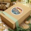 11492625720665244914_1200.jpeg Cadaqués Spain Pixel Art Sticker - Retro Sunset Coastal Village Design