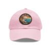 Cabo de Gata Hat - Spain Leather Patch Cap, Retro Coastal Sunset Design, Andalusia Travel Souvenir, Vintage Mediterranean Gift