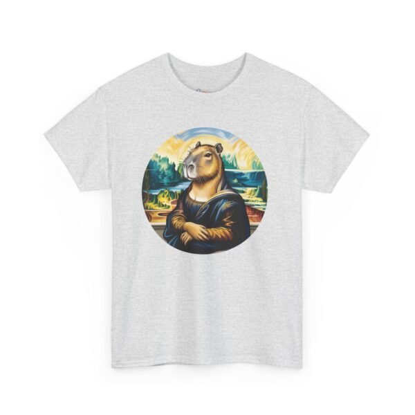 La Mona Capy | Funny Capybara Nation Tee - CapyLisa Art Parody Shirt, Cool Animal Lover Gift, Unisex Softstyle T-Shirt