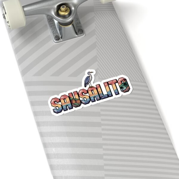 11722995414435834779_1200.jpeg Sausalito Pixel Art Sticker - Pixel Nation Coastal Series | Retro 8-Bit California Design, Travel Souvenir & Laptop Decor