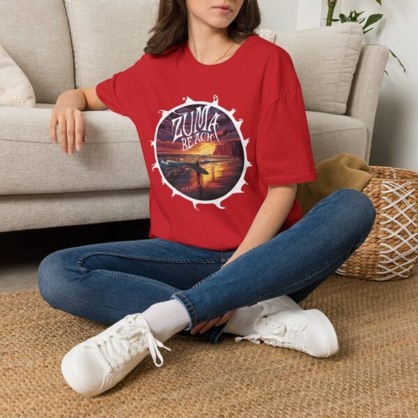 Zuma Beach Surf Tee - Sunset Surfer Shirt, California Wave Vibes, Retro Ocean T-Shirt, Bold Beach Graphic, Coastal Style Unisex Tee