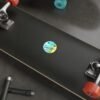 Zuma Beach Holographic Sticker - Cool Seagull Surfboard, Retro Summer Vibes, California Coastal Decor, Laptop & Water Bottle Vinyl Decal