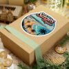 Sitges Spain Sticker - Retro Coastal Travel Decal, Mediterranean Beach Souvenir