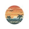 Sticker Sheet, Sunset Serenity in Ventura, Tranquil Ocean View Stickers, Beach Sunset Decor, Laptop Decals, Journal Accessories