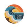 Zuma Beach Retro Sticker - Bold Wave, Sunset Vibes & California Cool