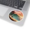 12021085794112057763_1200.jpeg Kapaa Hawaii Sticker - Vibrant Sunset Beach Art with Nounou Mountain & Coconut Coast - Tropical Travel Souvenir and Coastal Decor