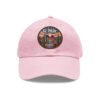 El Paso Texas Hat - Leather Patch Desert Sunset Cap with Cactus & River, Retro Travel Baseball Dad Hat, City Vibes Souvenir Apparel