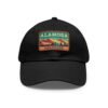 Alamosa Colorado Hat - Retro Sunset Rectangular Leather Patch Cap, Great Sand Dunes Mountains Souvenir Dad Hat, Travel Gift